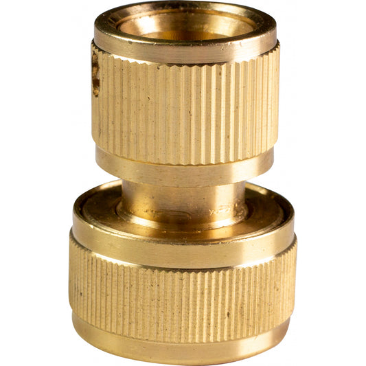 Top Garden Mufa conectoare furtun cu stop alama ¾” TG
