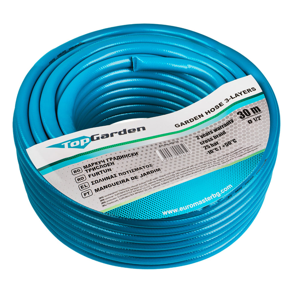 Top Garden Furtun de gradina 3 straturi ½" 30m TG