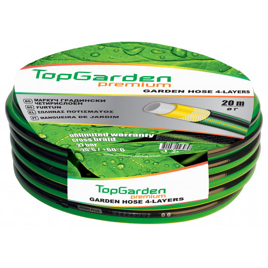 Top Garden Furtun de gradina 4 straturi 1" 20m TGP