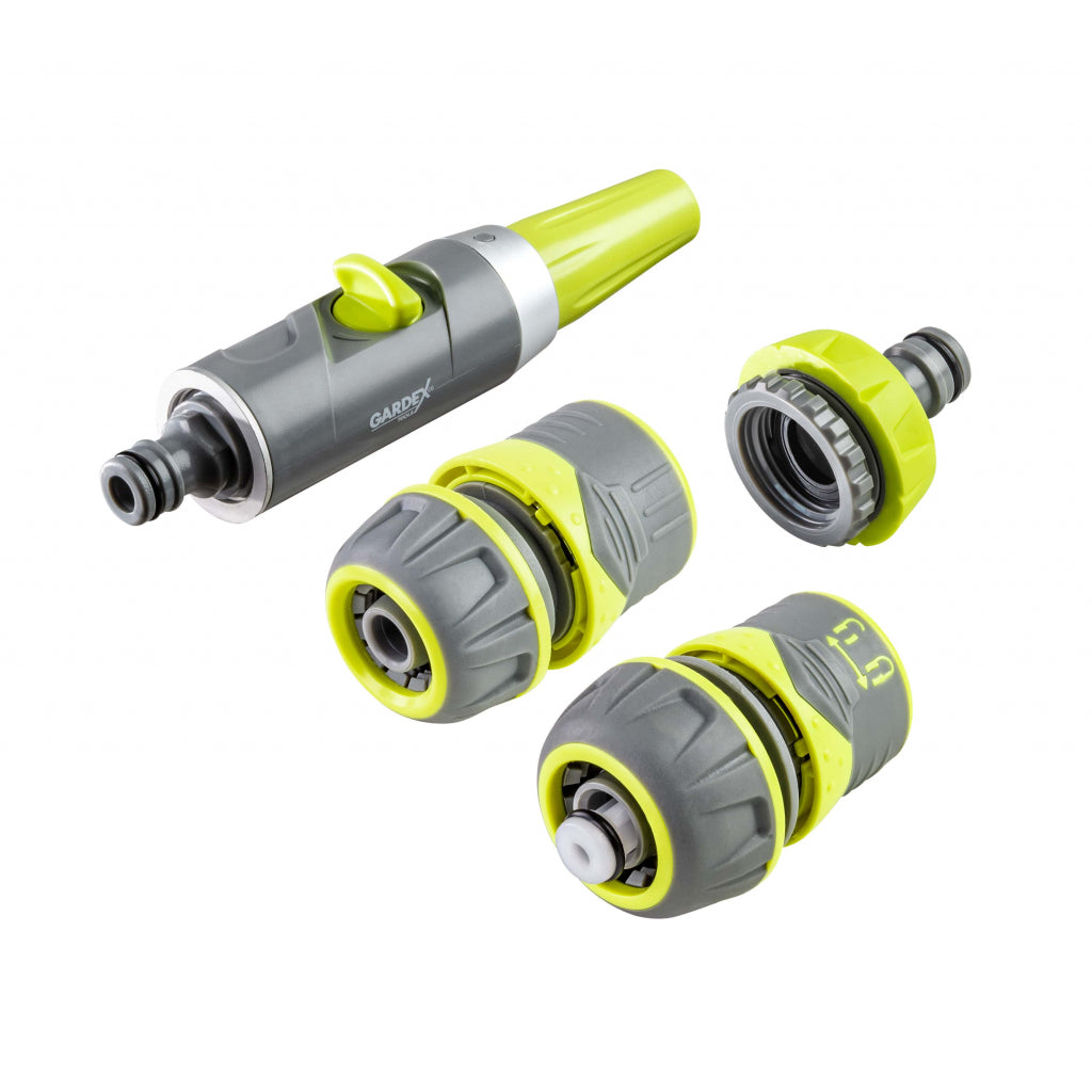 Gardex Set pistol pentru stropit ½" reglaj 3 accesorii LUXE GX