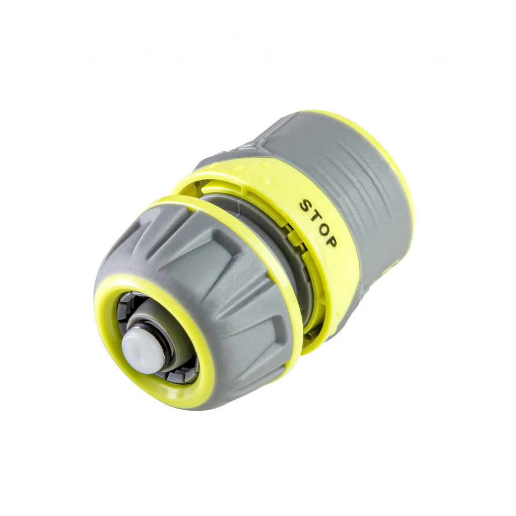 Gardex Mufa conectoare furtun cu stop plastic blocare LUXE ½” TG