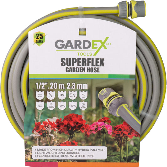 Gardex Furtun de gradina SUPERFLEX ½" 20m 2.3mm GX