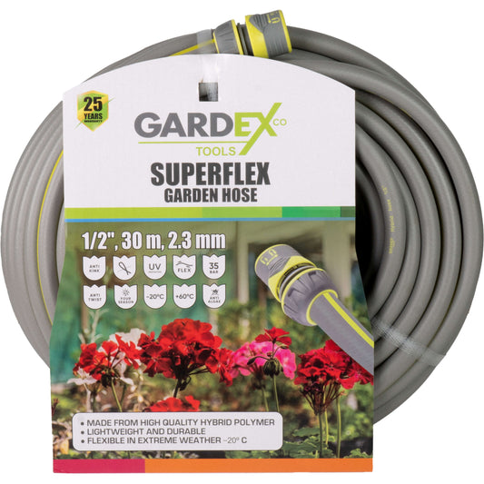 Gardex Furtun de gradina SUPERFLEX ½" 30m 2.3mm GX