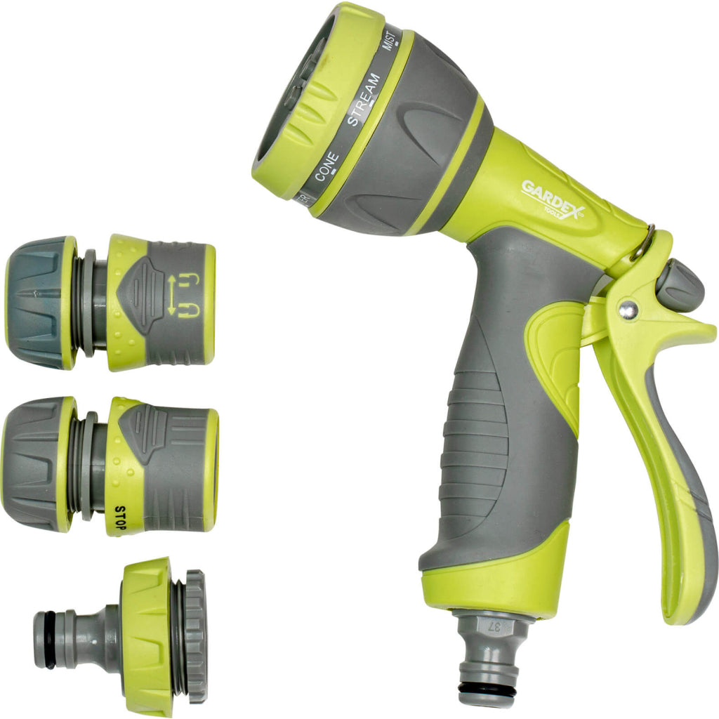 Gardex Set pistol pentru stropit ½" 7 duze 3 accesorii CULTURE GX