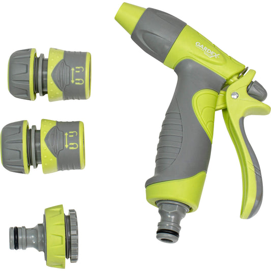 Gardex Set pistol pentru stropit ½" reglaj 3 accesorii CULTURE GX
