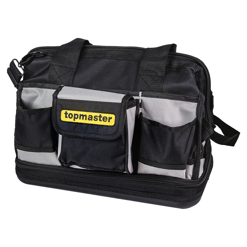 Top Master Pro Geanta textila 40x23x31cm cu 22 buzunare neagra Topmaster