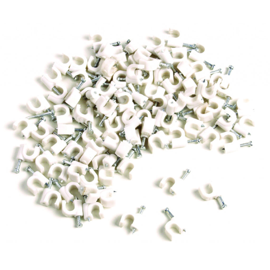 Top Strong Set 70 clipsuri plastic 10mm prindere cablu pe perete TS