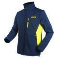 Top Master Pro Geaca soft shell de lucru bleumarin-galben TMP M