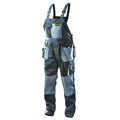 Top Master Pro Pantalon cu pieptar gri-galben gen2 TMP L