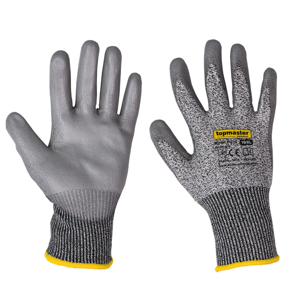 Top Master Pro Manusi rezistente la taiere M10 gri TMP-PG10
