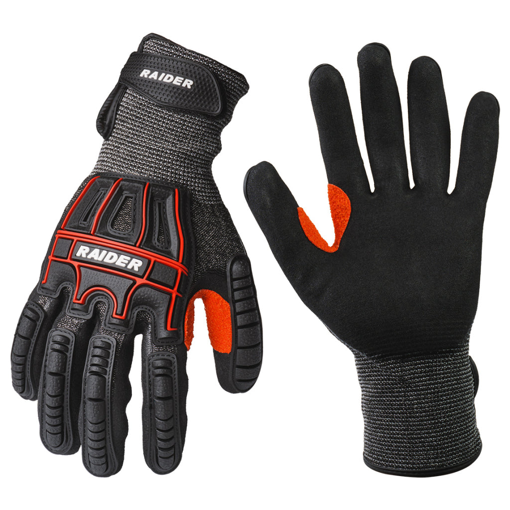 Raider Pro Manusi rezistente la impact si taiere Velcro M10 RDP