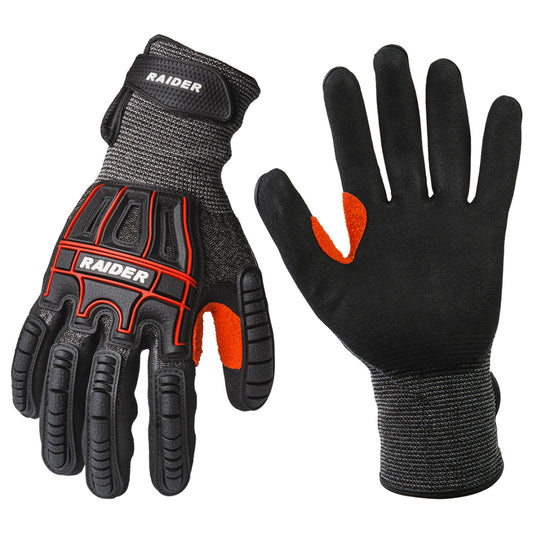 Raider Pro Manusi rezistente la impact si taiere Velcro M10 RDP