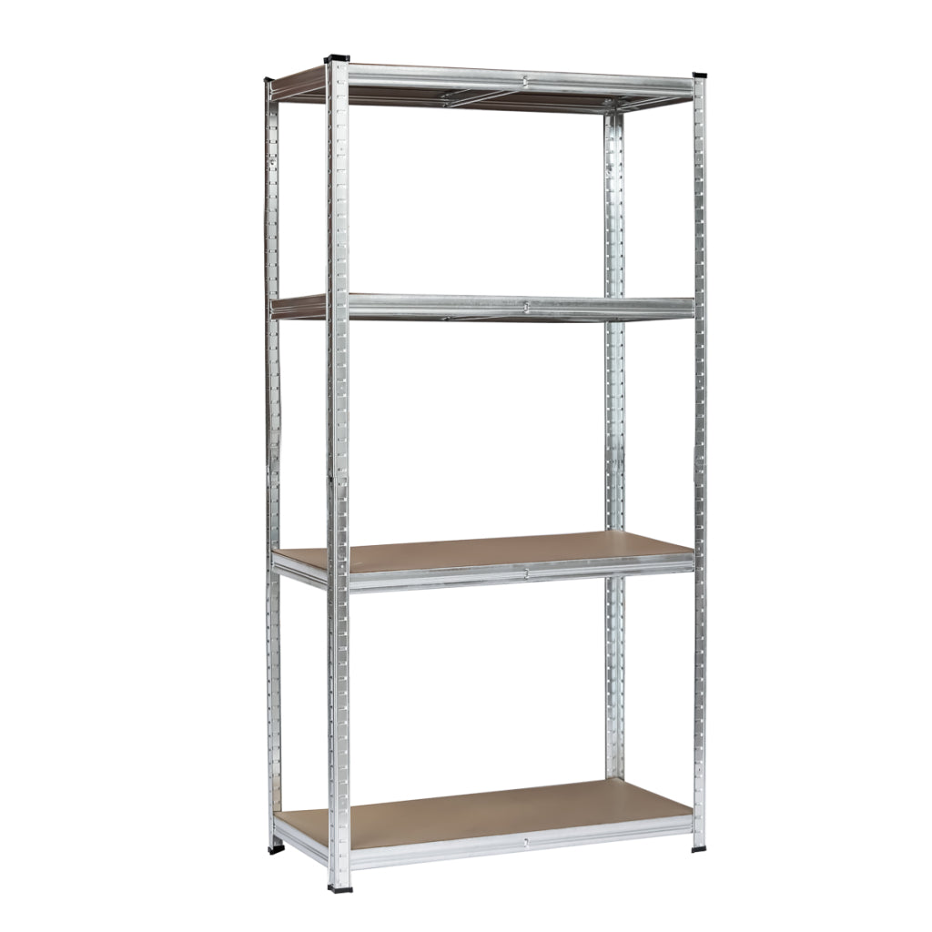 Raft metalic galvanizat 4 polite mdf 175 kg 180x90x40cm