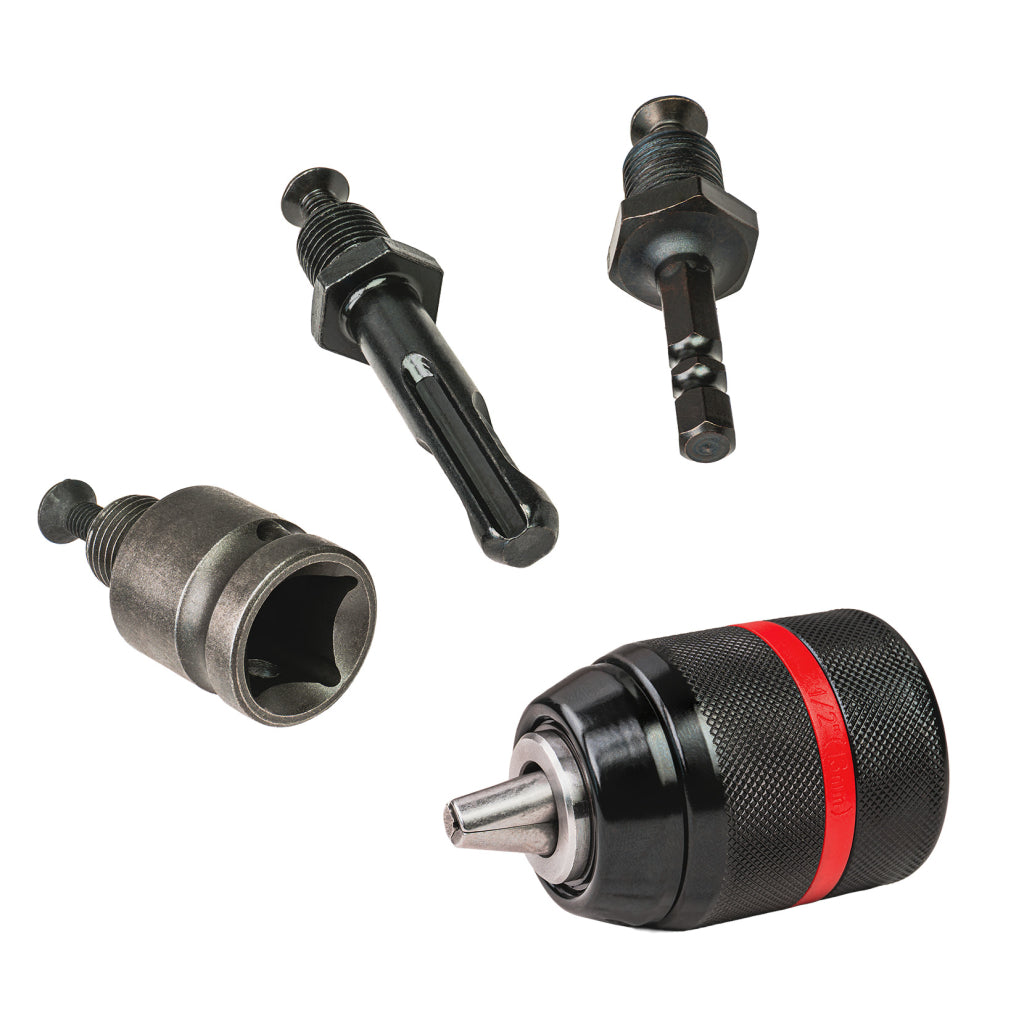 Raider Accessories Mandrina rapida metal ½"13mm SDS+HEX¼"M patrat ½"F