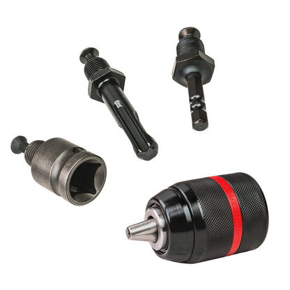 Raider Accessories Mandrina rapida metal ½"13mm SDS+HEX¼"M patrat ½"F