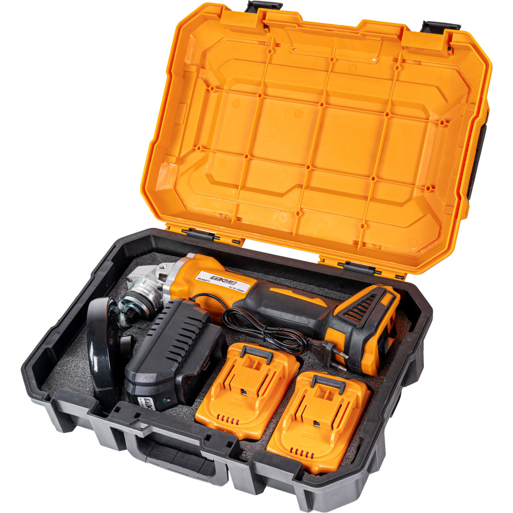 Baukraft Polizor unghiular BL ø125mm 18V 2x4Ah geanta BK-BAG73