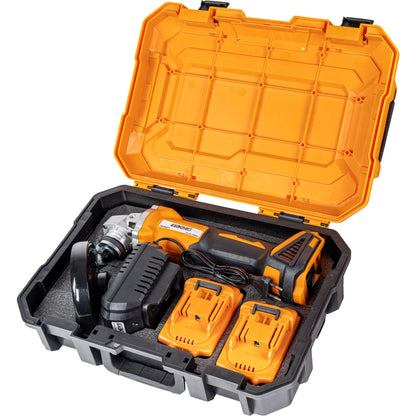 Baukraft Polizor unghiular BL ø125mm 18V 2x4Ah geanta BK-BAG73