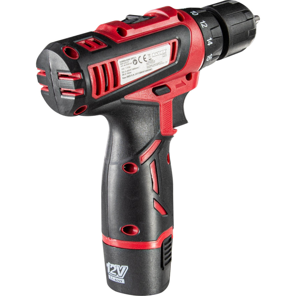 Raider Masina de gaurit si insurubat 12V 1.5Ah 28Nm RD-CDL27