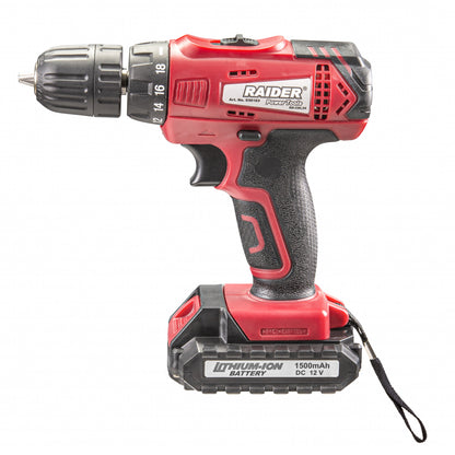 Raider Masina de gaurit si insurubat 12V 2x1.5Ah 24Nm RD-CDL34