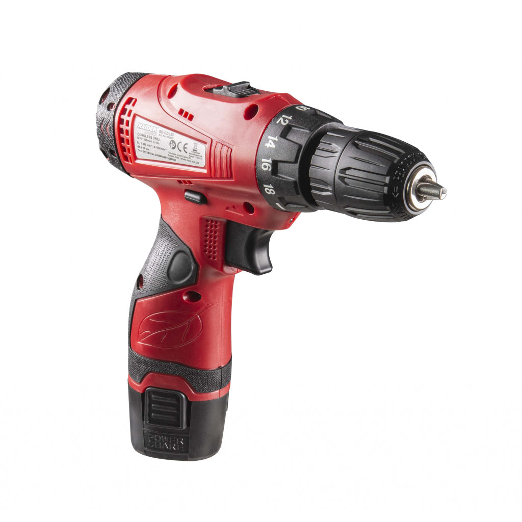 Raider Masina de gaurit si insurubat 12V 2x1.5Ah 24Nm RD-CDL35