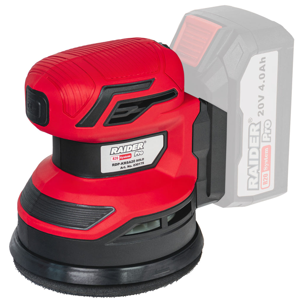 Raider R20 Slefuitor orbital 20V Ø125mm vit. var. SOLO RDP-KRSA20