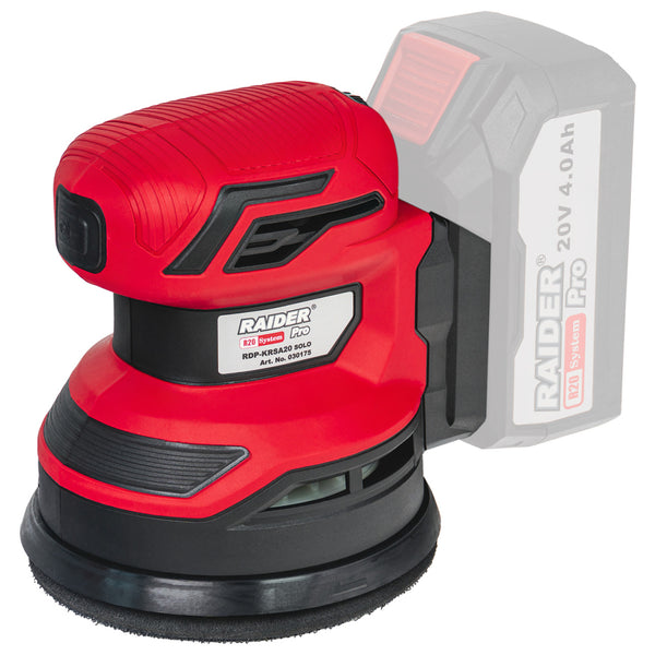 Raider R20 Slefuitor orbital 20V Ø125mm vit. var. SOLO RDP-KRSA20