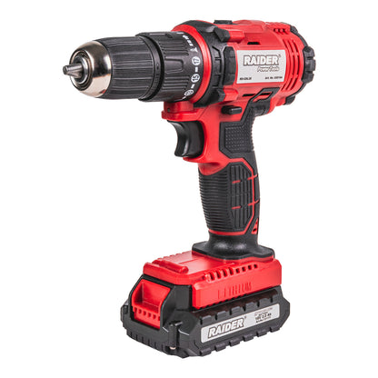 Raider Masina de gaurit cu percutie 18V 2x2Ah 30Nm RD-CDL38