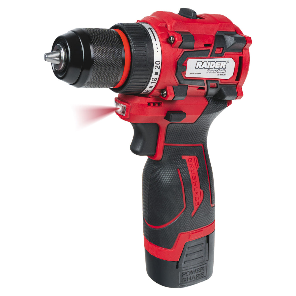 Raider Masina de gaurit si insurubat 16V 2x1.5Ah RD-BCDL39