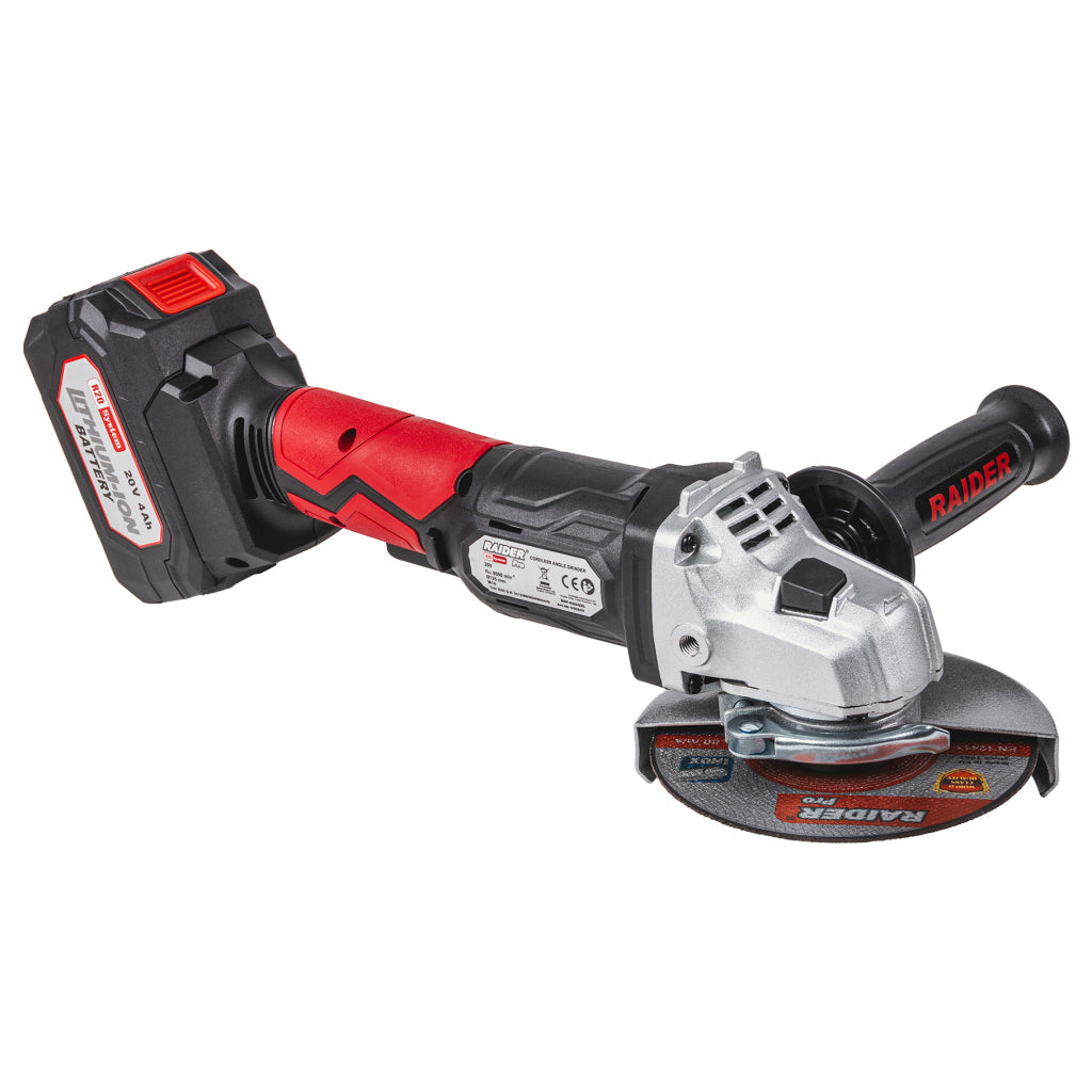 Raider R20 Polizor unghiular Ø125mm 20V 4Ah RDP-KBAG20