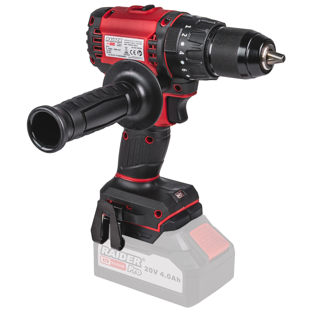 Raider R20 Masina de gaurit cu percutie 20V SOLO 60Nm RDP-YBID20 - R20 - O baterie, multe posibilitati!