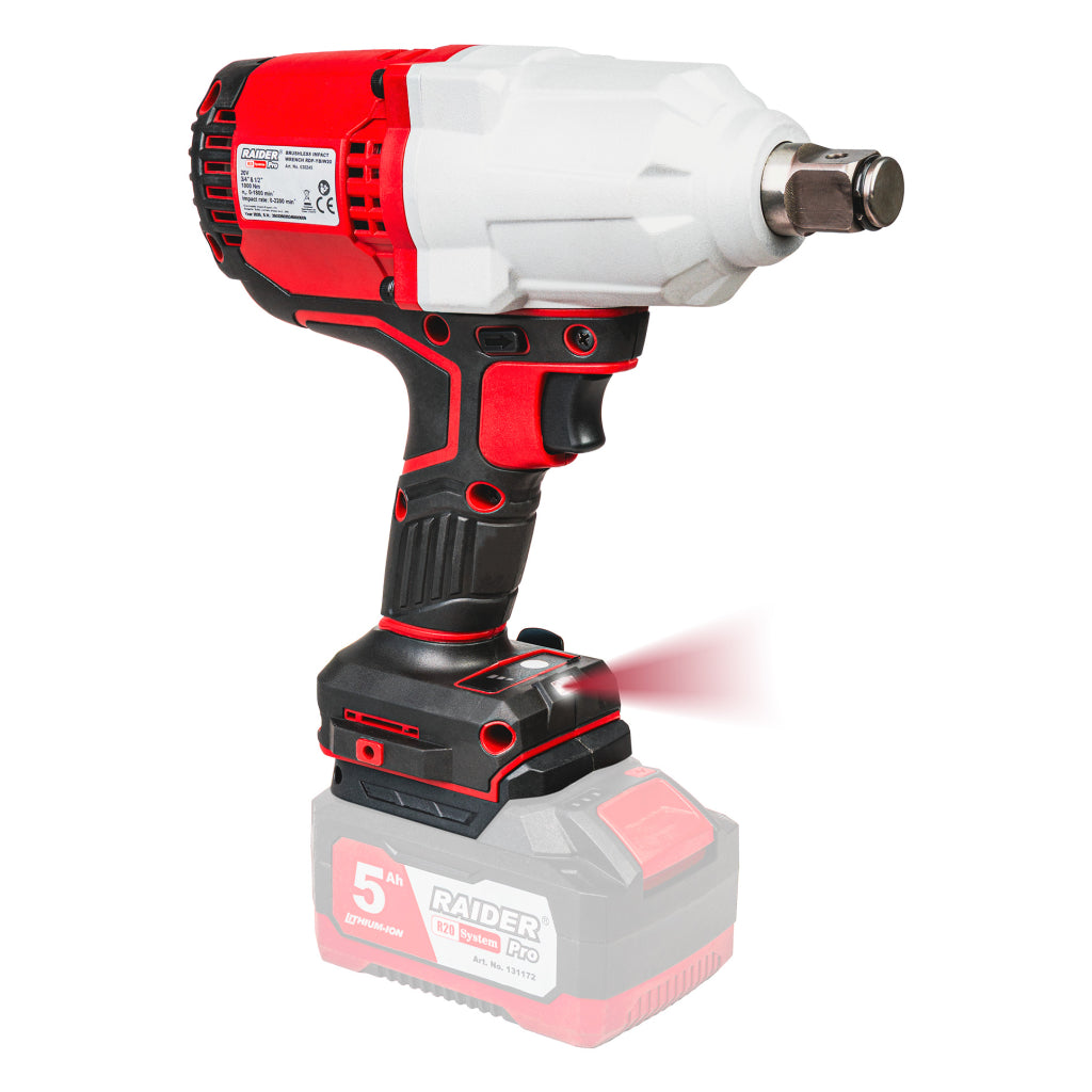Raider R20 Masina insurubat cu impact 20V 3/4" 1000Nm SOLO RDP-YBIW20