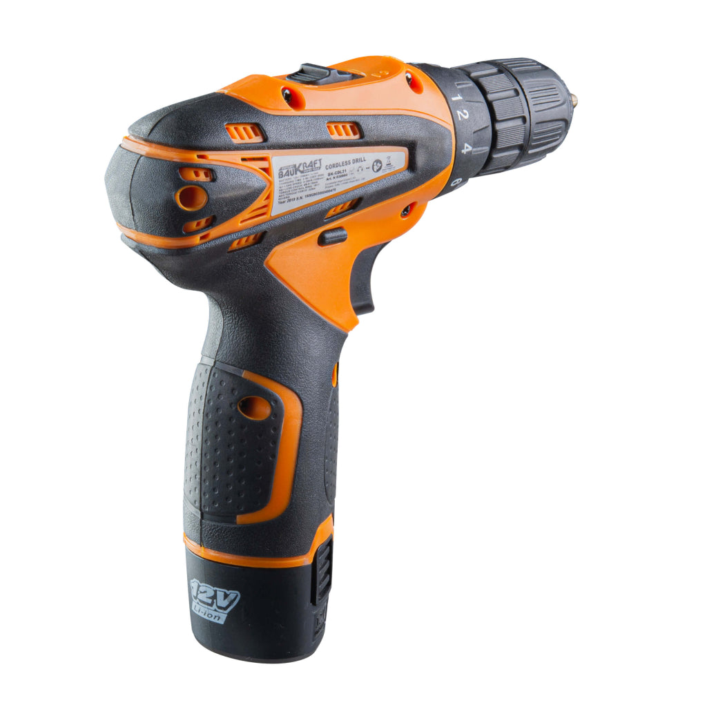 Baukraft Masina de gaurit si insurubat 12V 1.5Ah 22Nm BK-CDL31