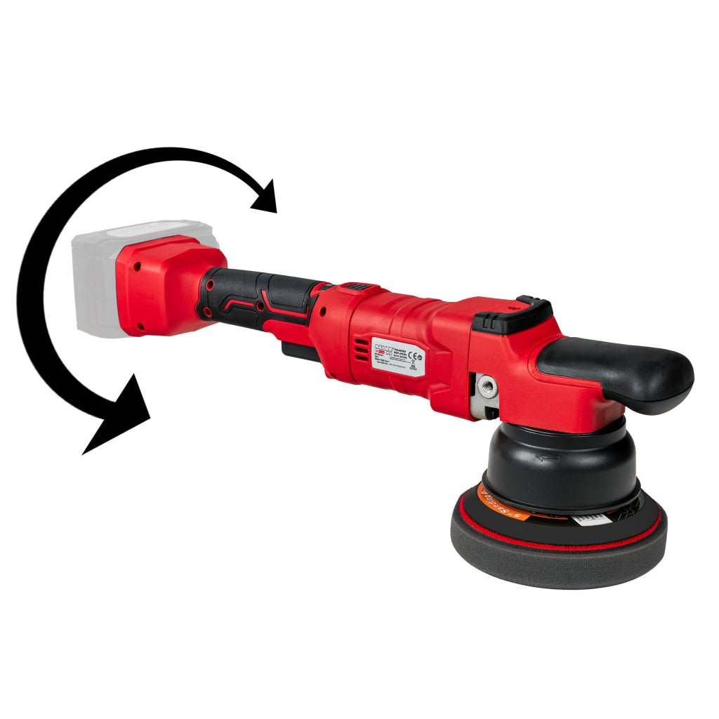 Raider R20 Masina de polisat 20V Ø125mm maner pivotant SOLO RDP-JPC20