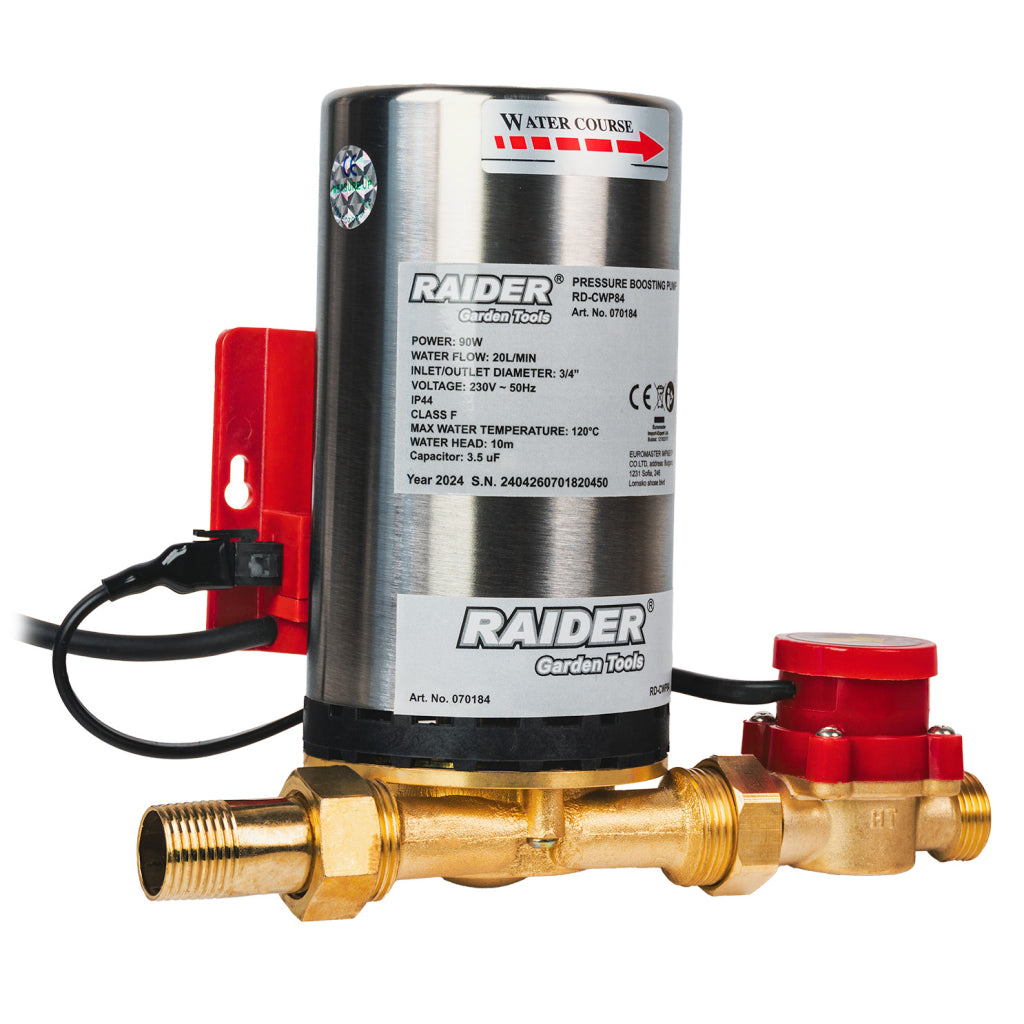 Raider Pompa ridicare presiune 90W ¾" 20L/min 10m INOX RD-CWP84