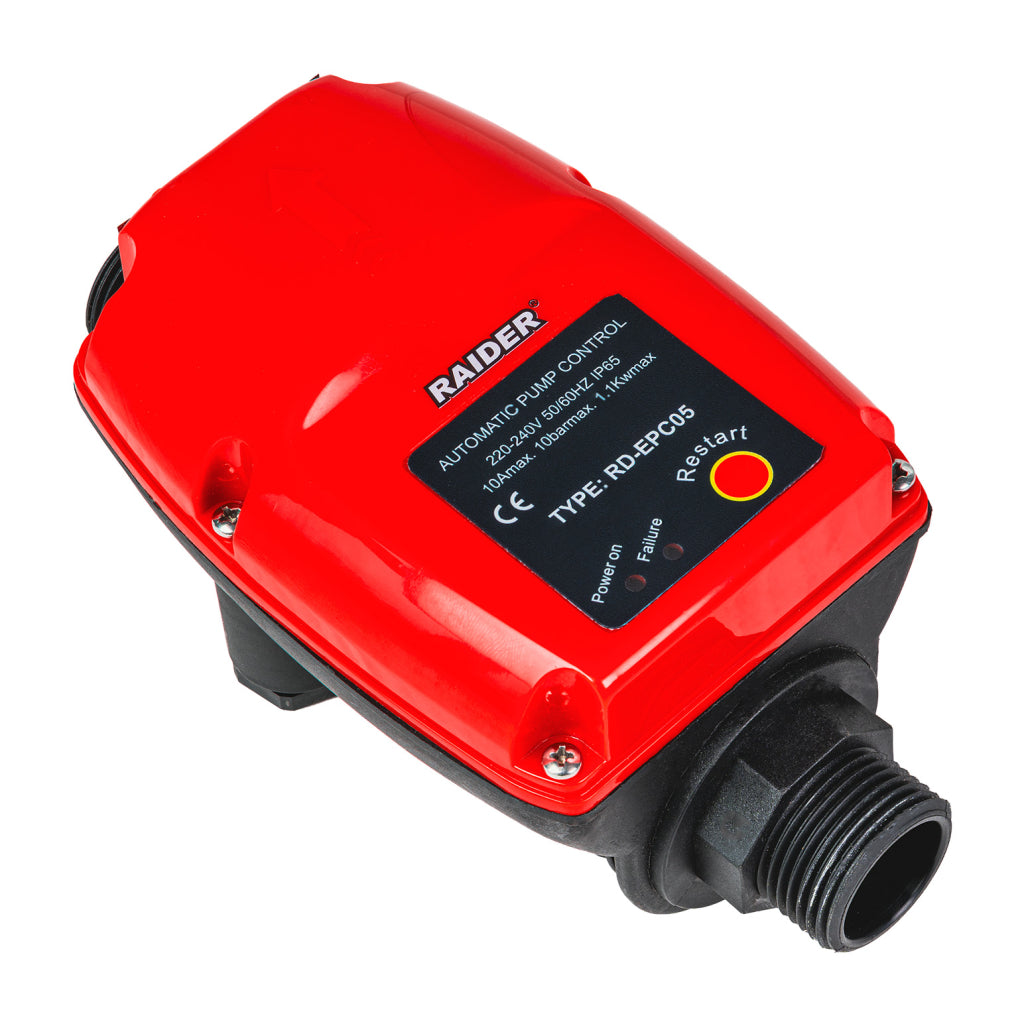 Raider Presostat electronic 1.1kW 1" 90°C manometru RD-EPC05
