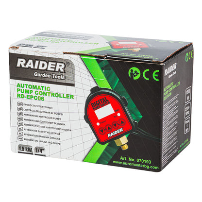 Raider Presostat electronic 1.5kW ¼" 80°C Digital RD-EPC06