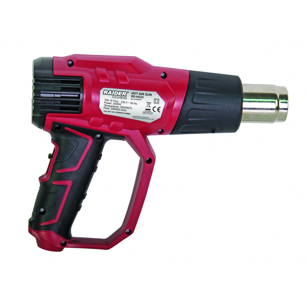 Raider Pistol aer cald 2000W 2 trepte RD-HG22