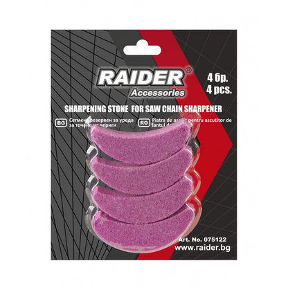 Raider Accessories Set 4 pietre abrazive pentru dispozitivul de ascutit lant