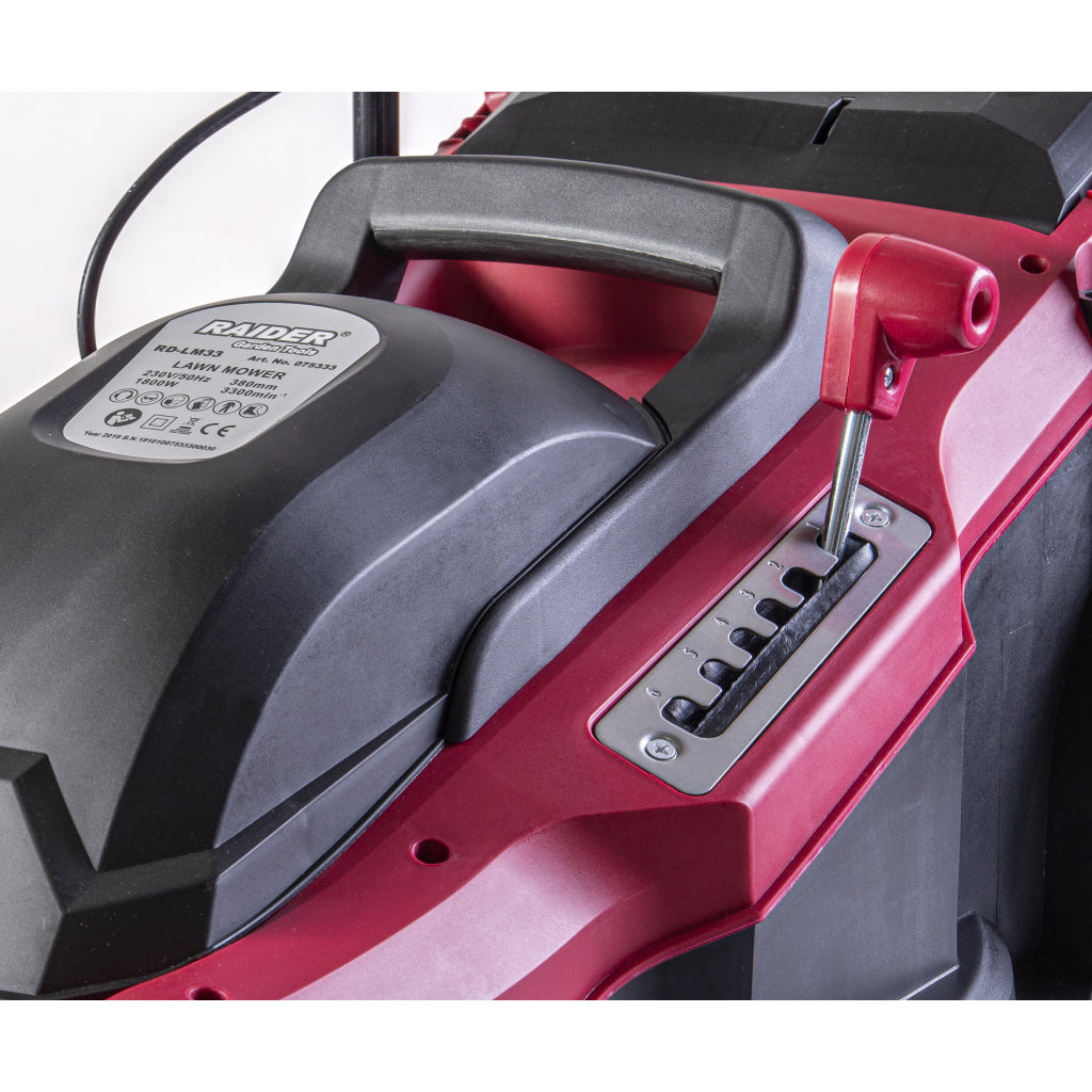 Raider Masina de tuns gazon 1800W 38cm 50L RD-LM33