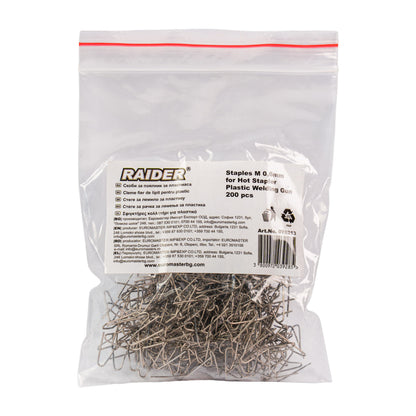 Raider Accessories Set 200 capse M x 0.6mm pentru aparat lipit plastic