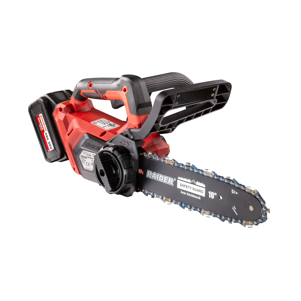 Raider Industrial Fierastrau cu lant 20V 255mm 4.0Ah BL RDI-BCCS32