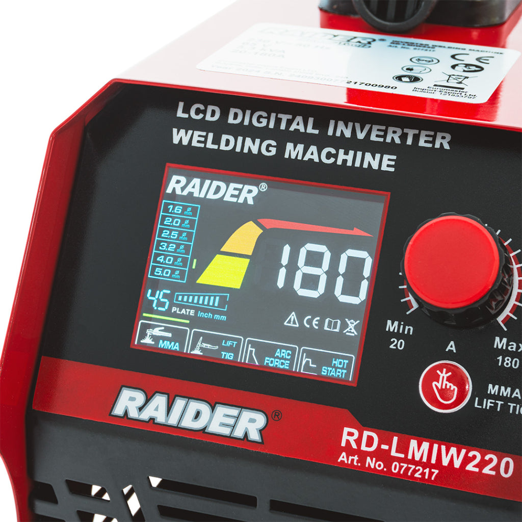 Raider Aparat de sudura tip invertor 180A RD-LMIW220