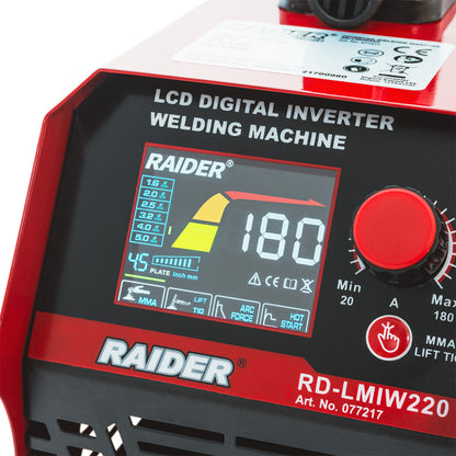 Raider Aparat de sudura tip invertor 180A RD-LMIW220