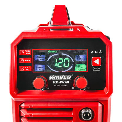 Raider Aparat de sudura invertor MIG/MAG&MMA 120A RD-IW40