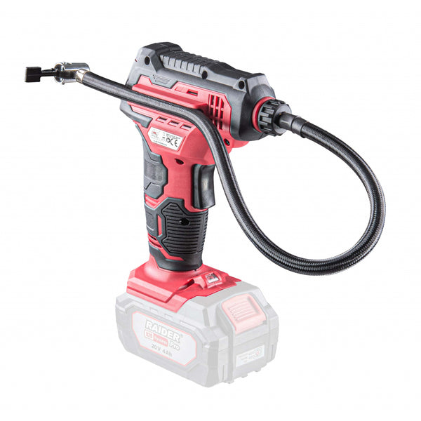 Raider R20 Mini compresor 20V 7 bari LED Display accesorii SOLO RDP-SAC20