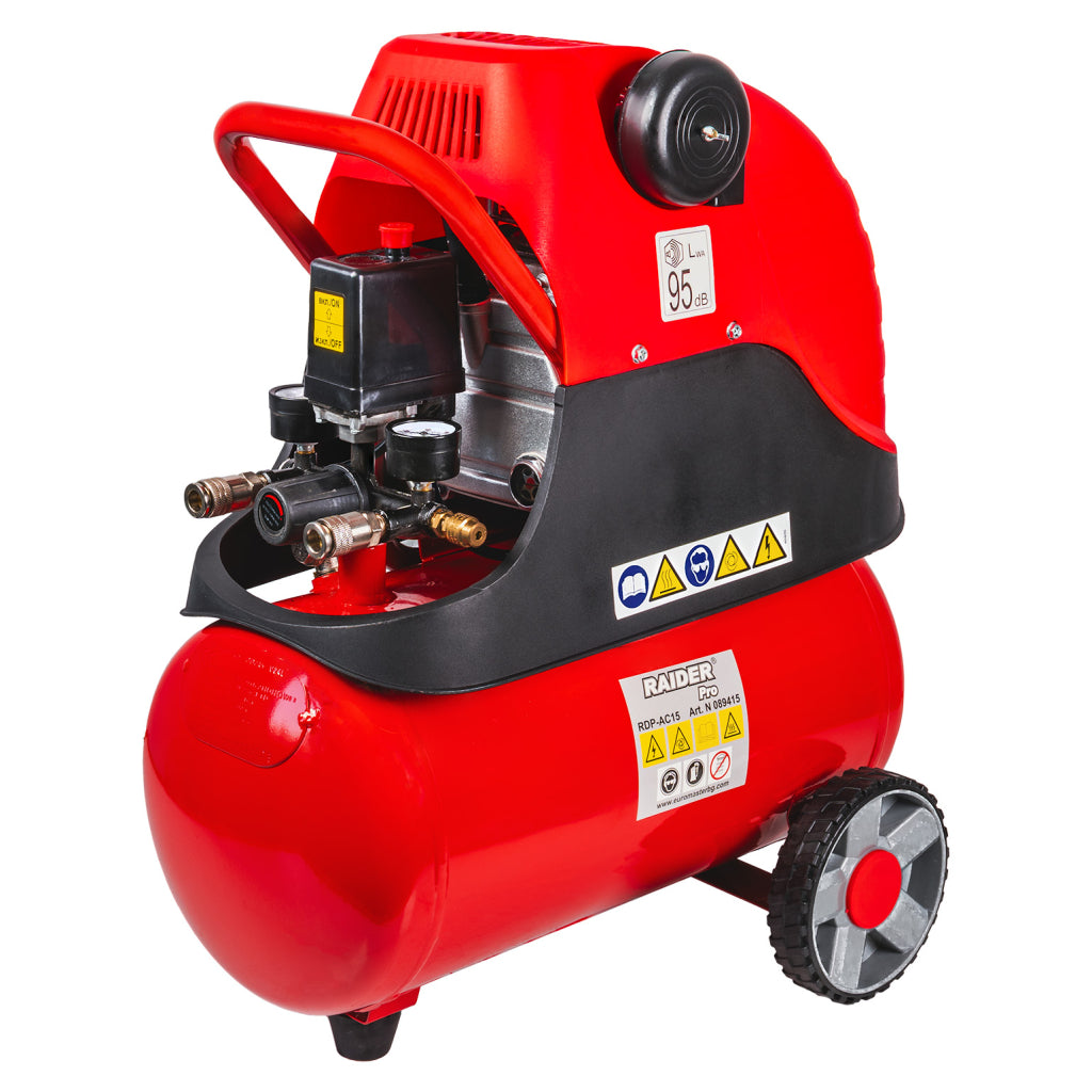 Raider Pro Compresor 2cp 24l RDP-AC15