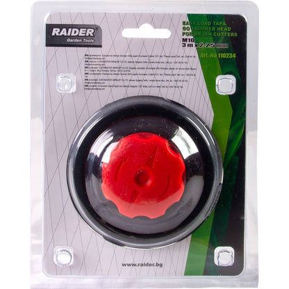 Raider Accessories Cap de motocoasa ø2.40mm x 10m M10 negru-rosu rapid 1
