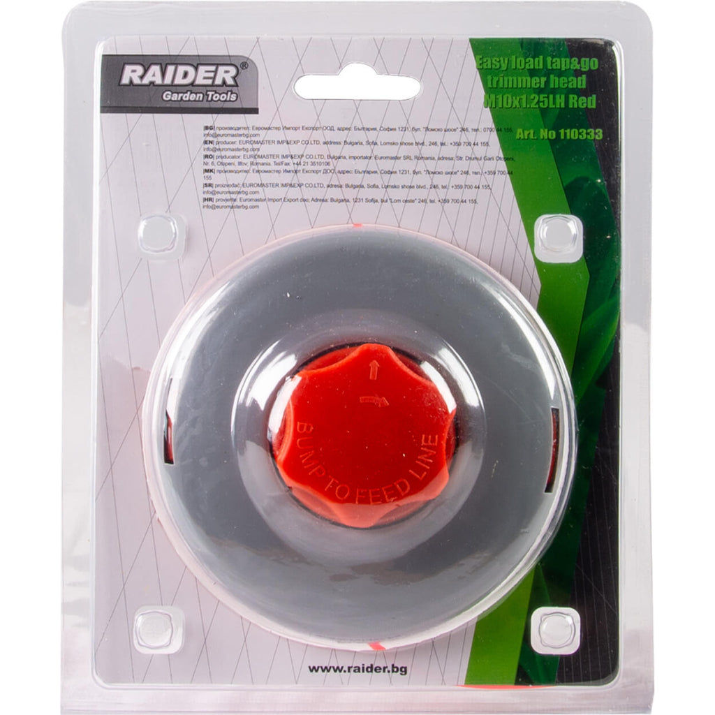 Raider Accessories Cap de motocoasa ø2.40mm x 10m M10 gri-rosu rapid