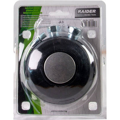 Raider Accessories Cap de motocoasa ø2.40mm x 10m M10 negru-metal rapid adaptor