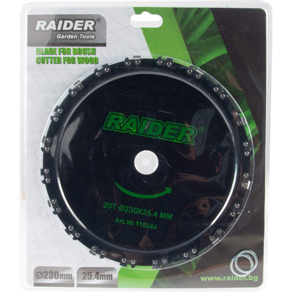 Raider Accessories Lama pentru motocoasa ø255x25.4mm 20T lant drujba